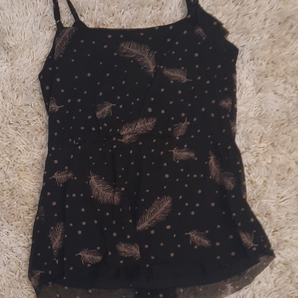 Feather print strappy top - Picture 5 of 5